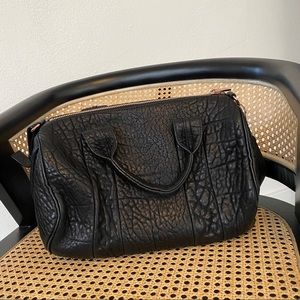 ALEXANDER WANG Rocco stud bottom duffle bag black